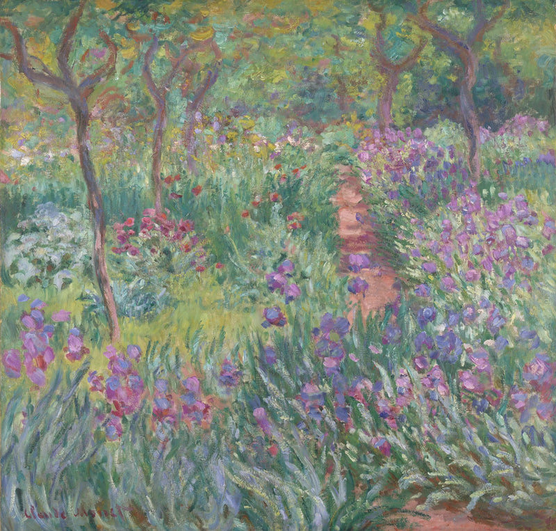 Kunstnerens have i Giverny - Claude Monet