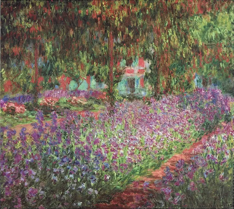 Kunstnerens have i Giverny - Claude Monet