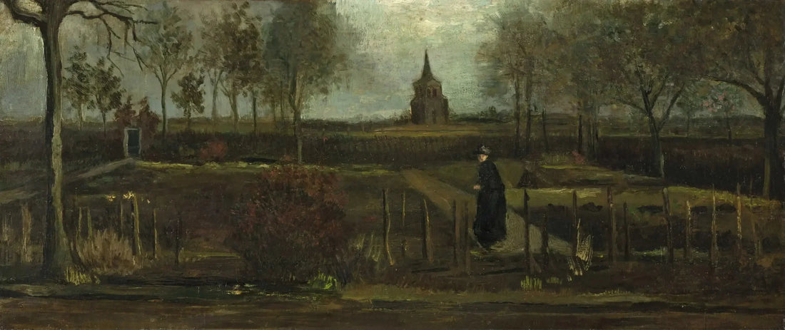 Præstegårdshaven i Nuenen om foråret - Vincent van Gogh