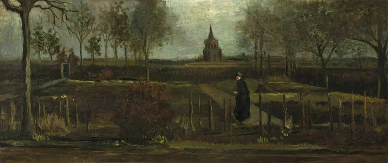 Præstegårdshaven i Nuenen om foråret - Vincent van Gogh