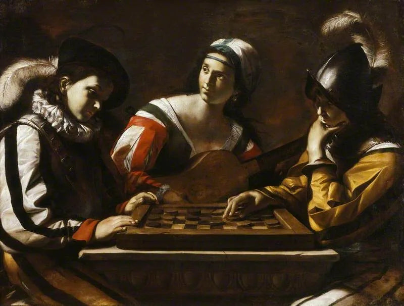 Damspillet - Mattia Preti