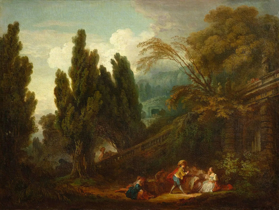 Paletspillet - Jean-Honoré Fragonard