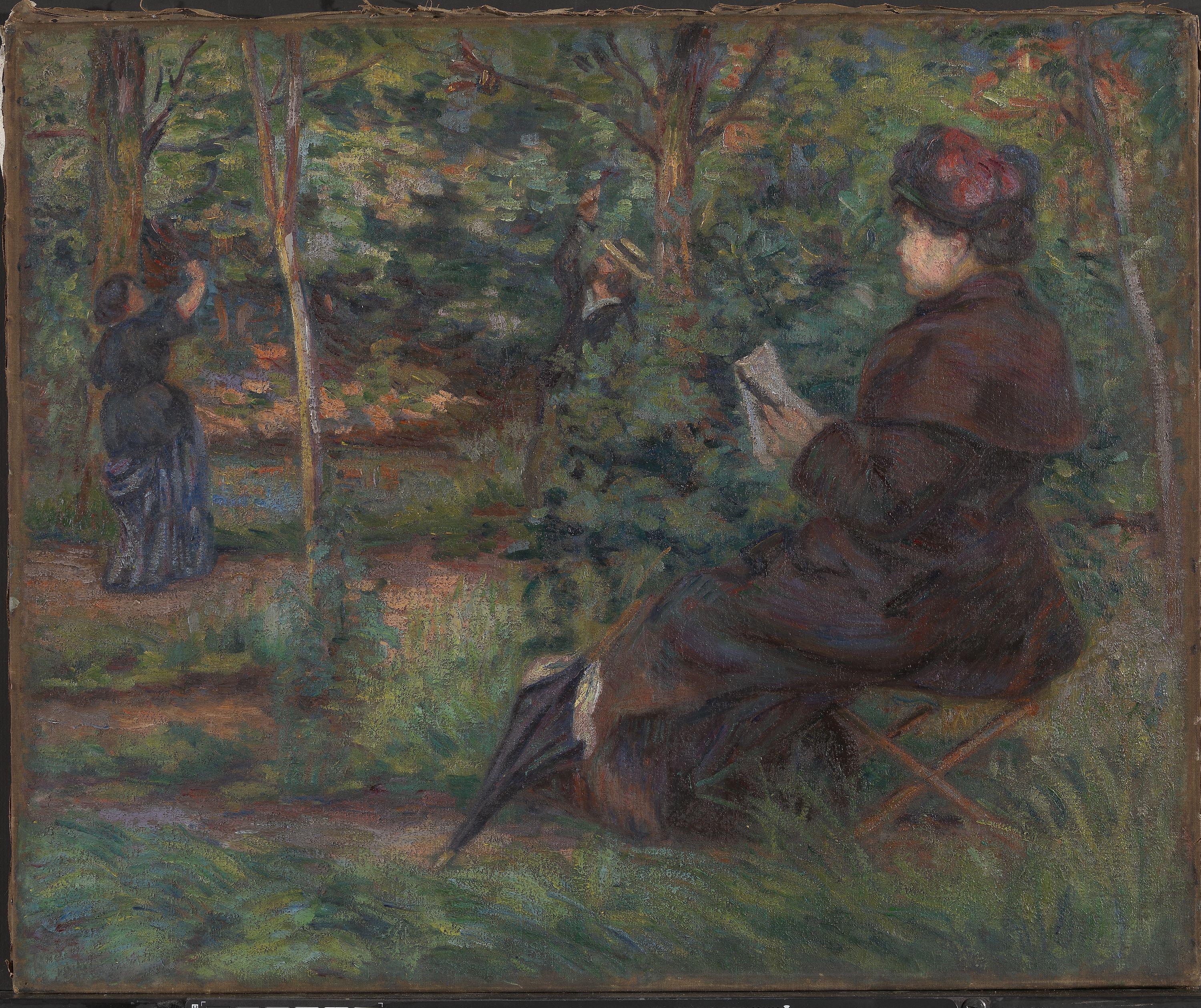 Le jeu de raquettes - Armand Guillaumin - Alpha Reproduction