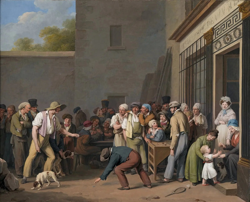 Spillet med tønden - Louis-Léopold Boilly