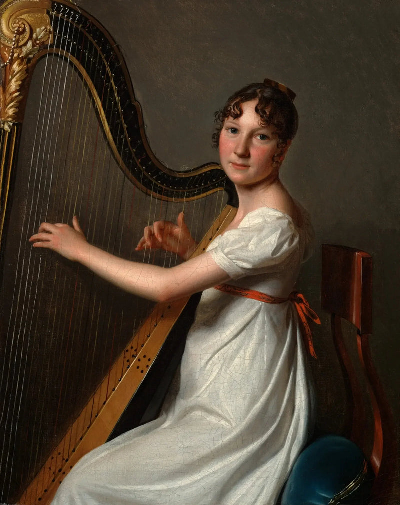 Den unge harpenist - Louis-Léopold Boilly
