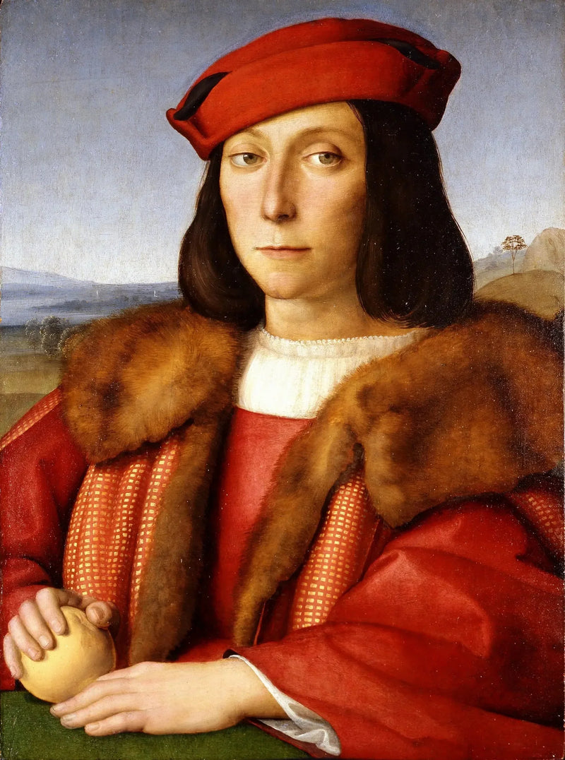 Den unge mand med æblet - Raphael Sanzio