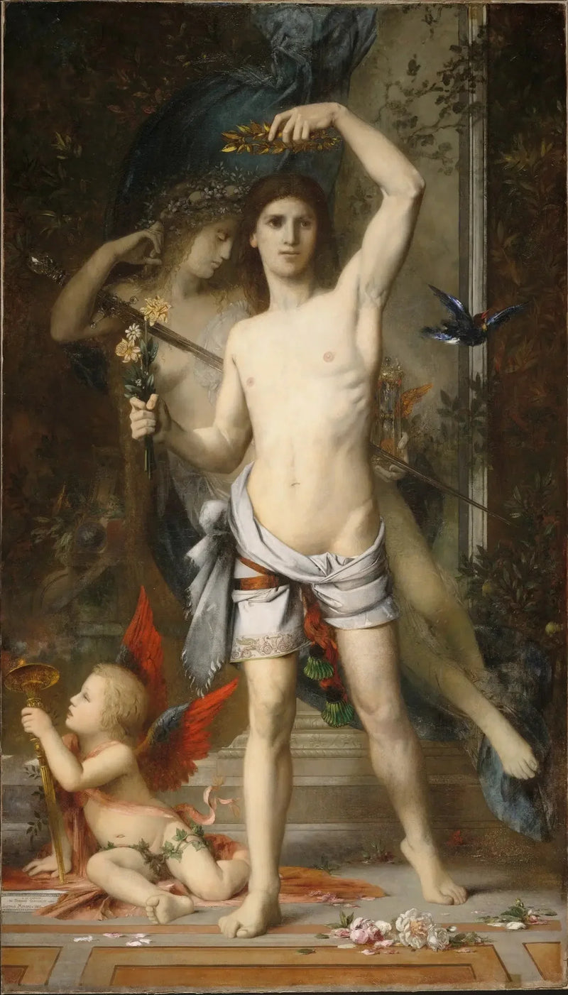 Den unge mand og døden - Gustave Moreau