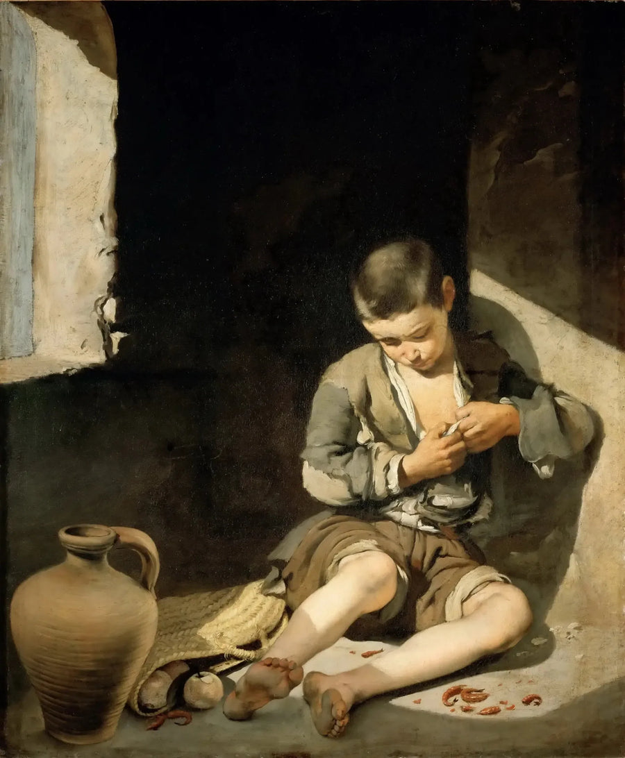 Den unge tigger - Bartolomé Esteban Murillo