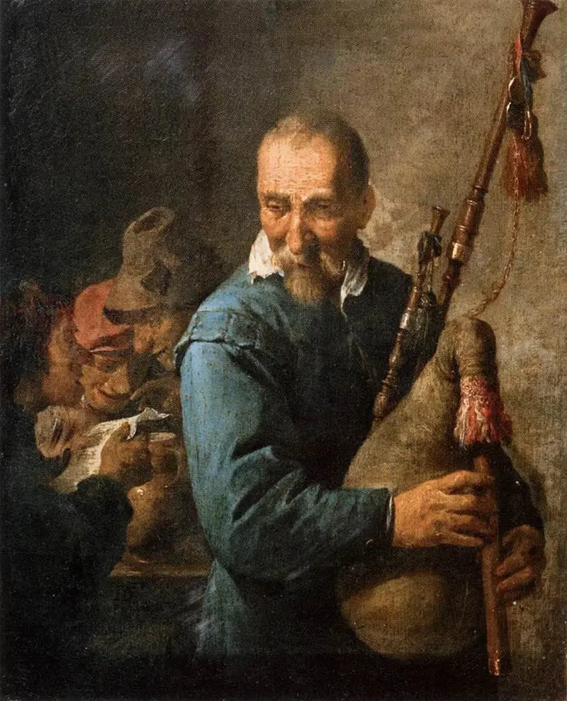 Musette-spilleren - David Teniers den Yngre