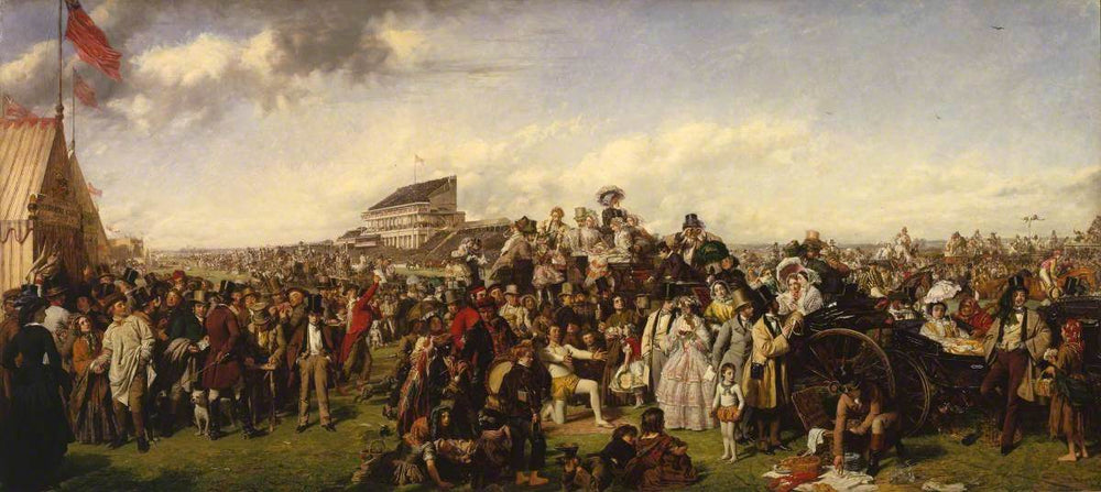 Le jour du Derby - William Powell Frith image 1 copie peinte à la main à l’huile