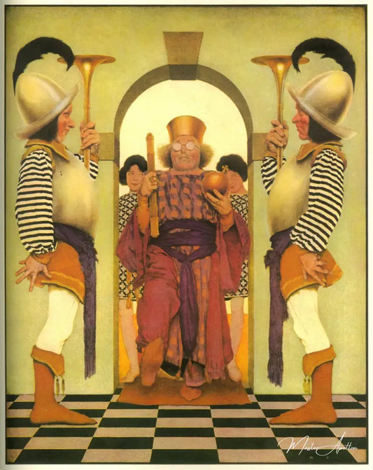 Le Knave of Hearts - Maxfield Parrish - Reproductions de tableaux et peintures haut de gamme