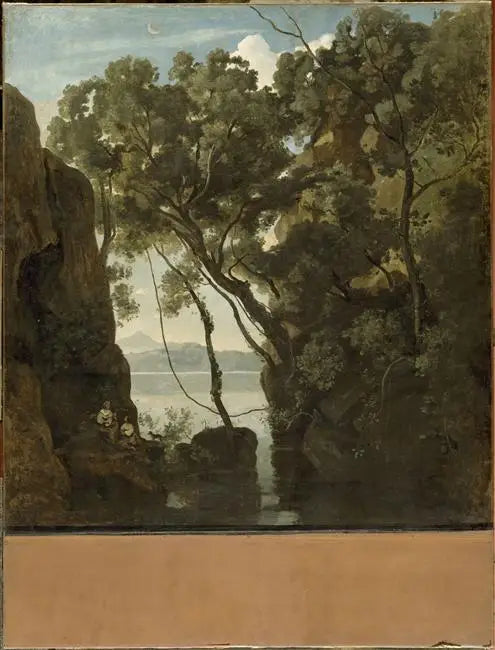 Nemi Sø - Jean-Baptiste Camille Corot