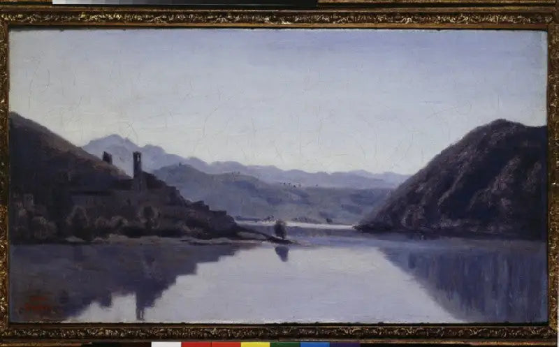 Piediluco-søen - Jean-Baptiste Camille Corot