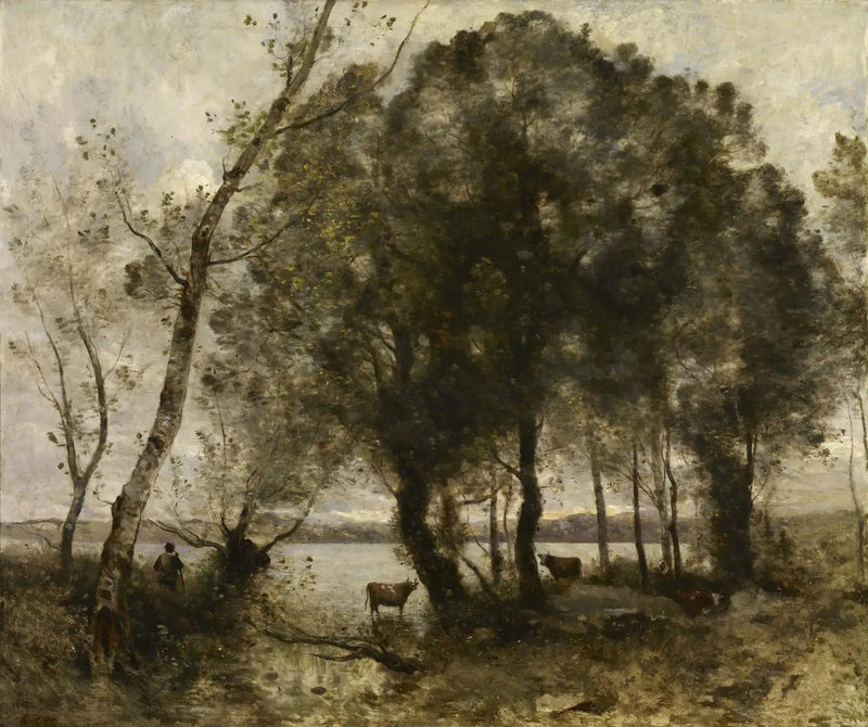 Søen - Jean-Baptiste Camille Corot