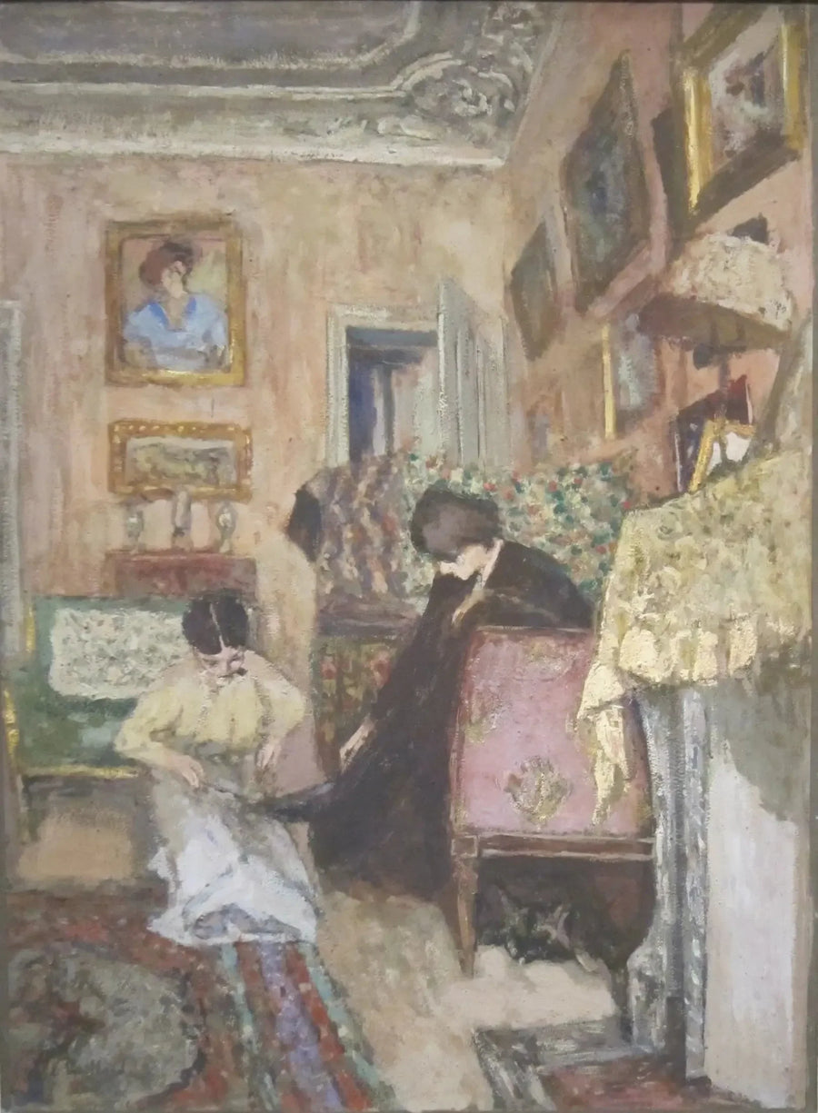 Le Lacet de la bottine - Édouard Vuillard