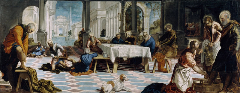 Fodbad - Jacopo Tintoretto