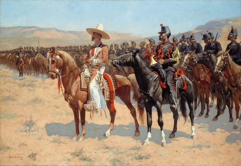 Den mexicanske major - Frederic Remington