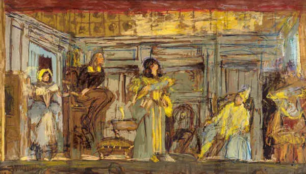 Den indbildske syge - Édouard Vuillard