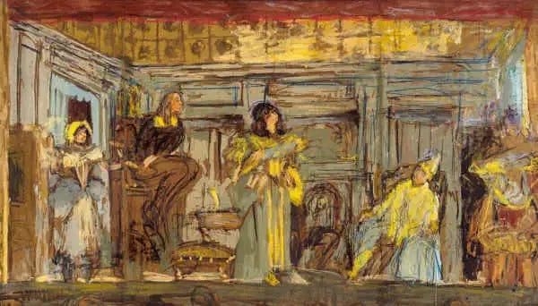Den indbildske syge - Édouard Vuillard