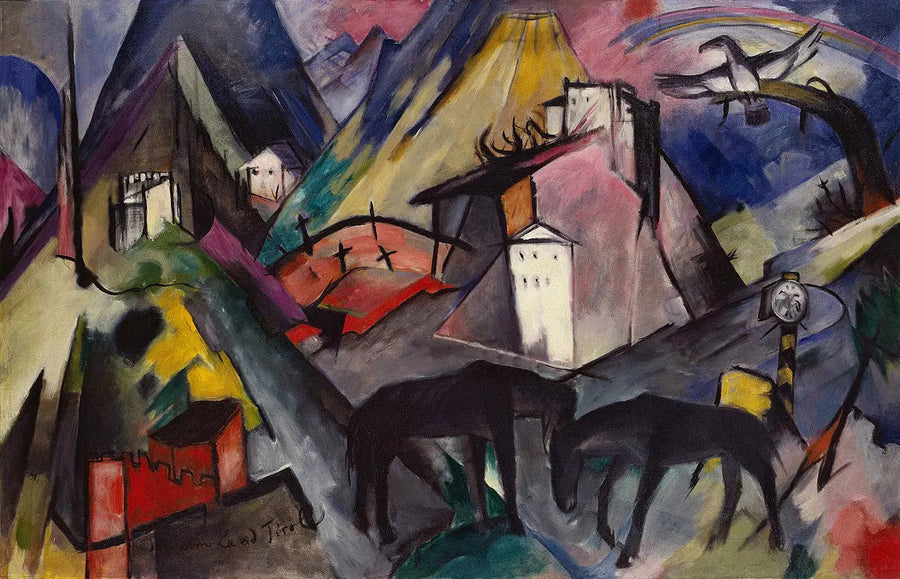Det ulykkelige land Tyrol - Franz Marc