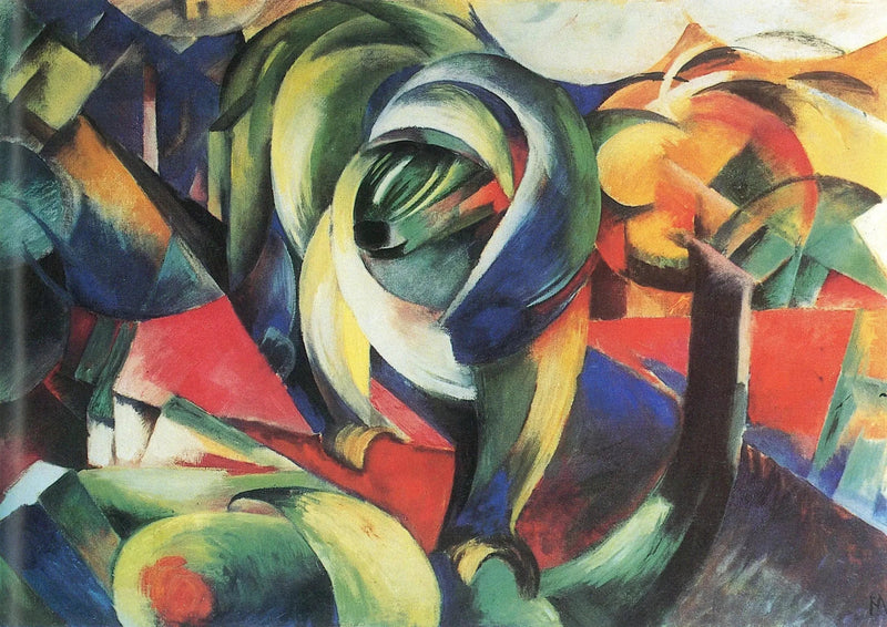 Mandrillen - Franz Marc