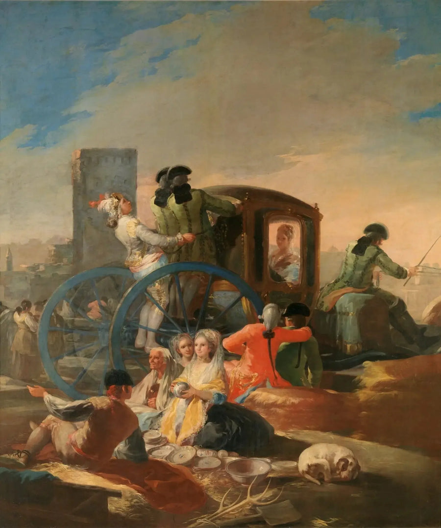 Tallerkenhandleren - Francisco de Goya