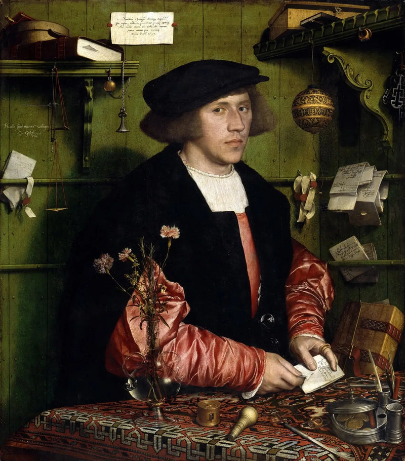 Le Marchand Georg Gisze - Hans Holbein den Yngre