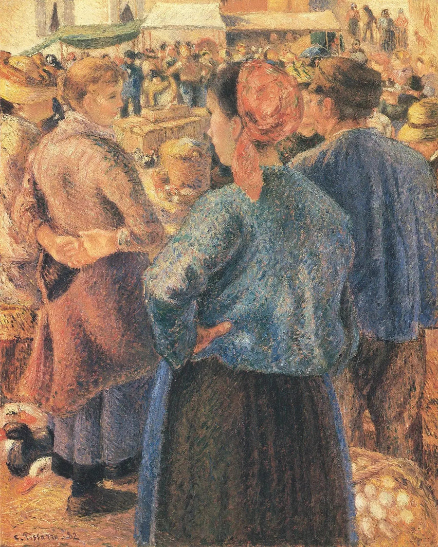 Kyllingemarkedet, Pontoise - Camille Pissarro