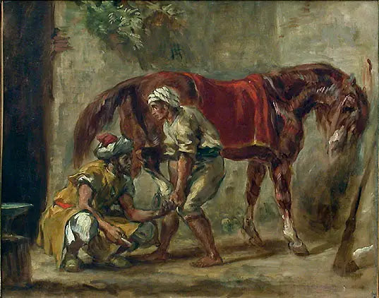 Hestesmed - Eugène Delacroix