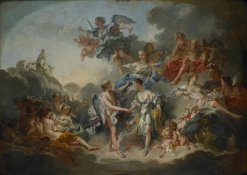 Ægteskabet mellem Kærlighed og Psyke - François Boucher