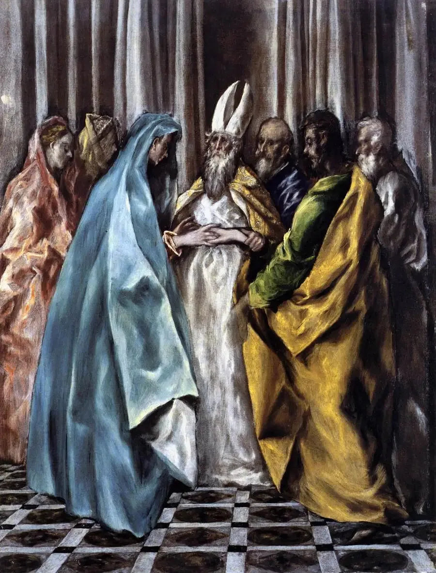 El Grecos Mariage de la Vierge