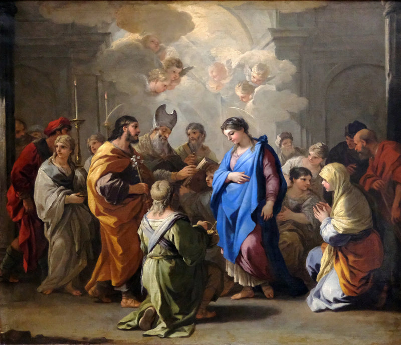 Mariage de la Vierge - Luca Giordano