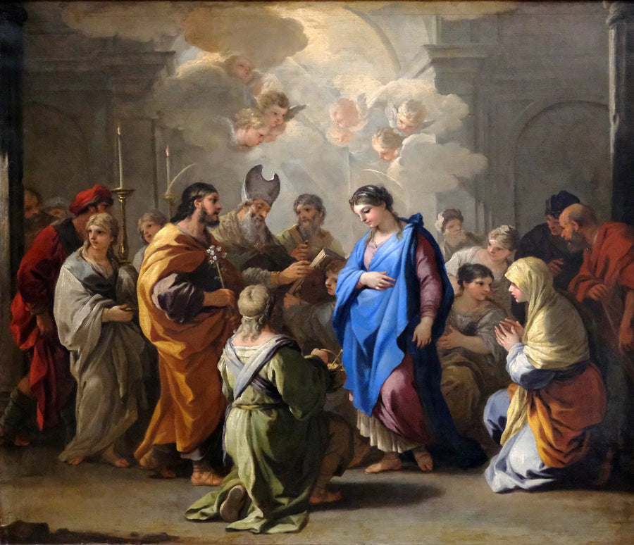 Mariage de la Vierge - Luca Giordano