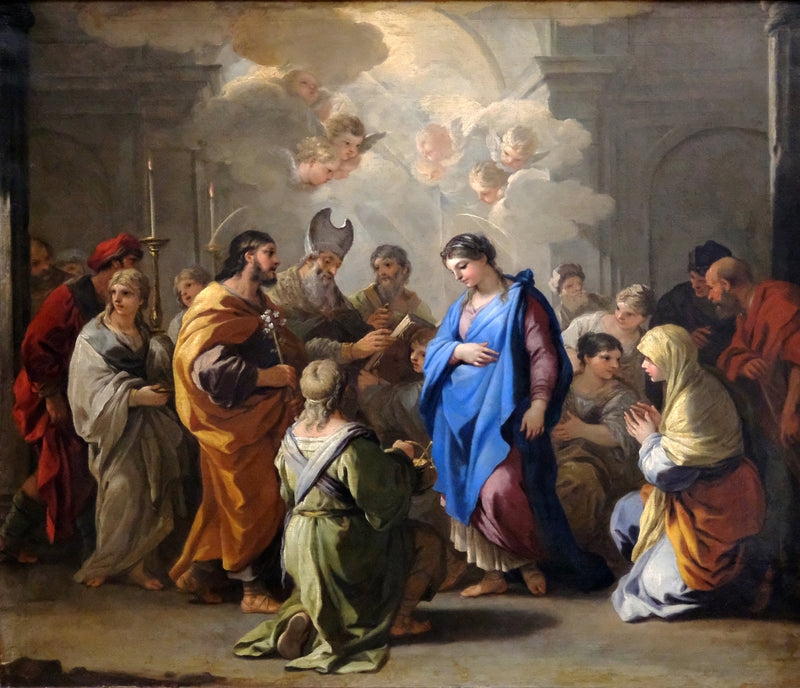 Mariage de la Vierge - Luca Giordano