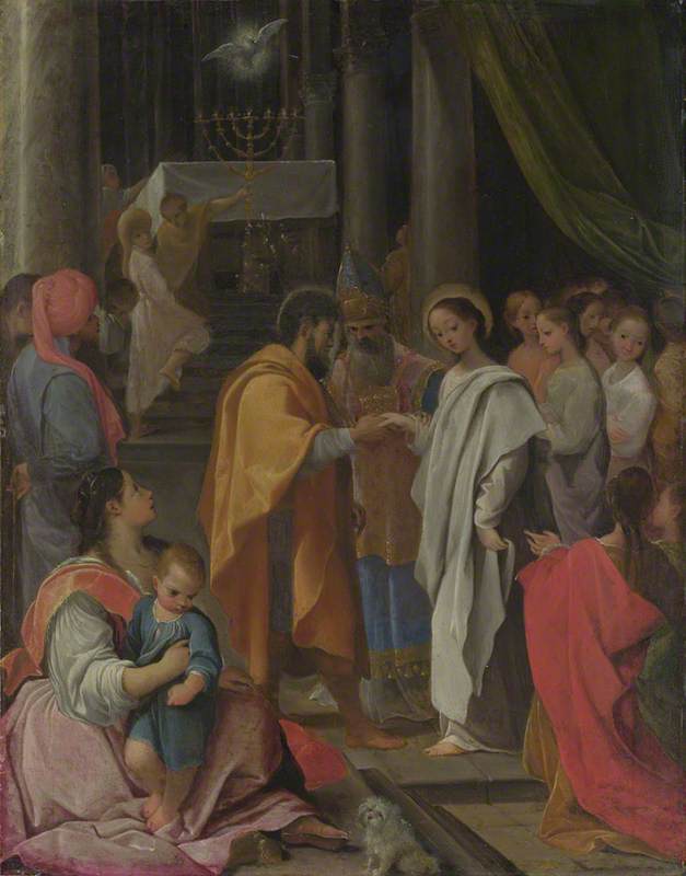 Jomfru Marias Bryllup - Ludovico Carracci