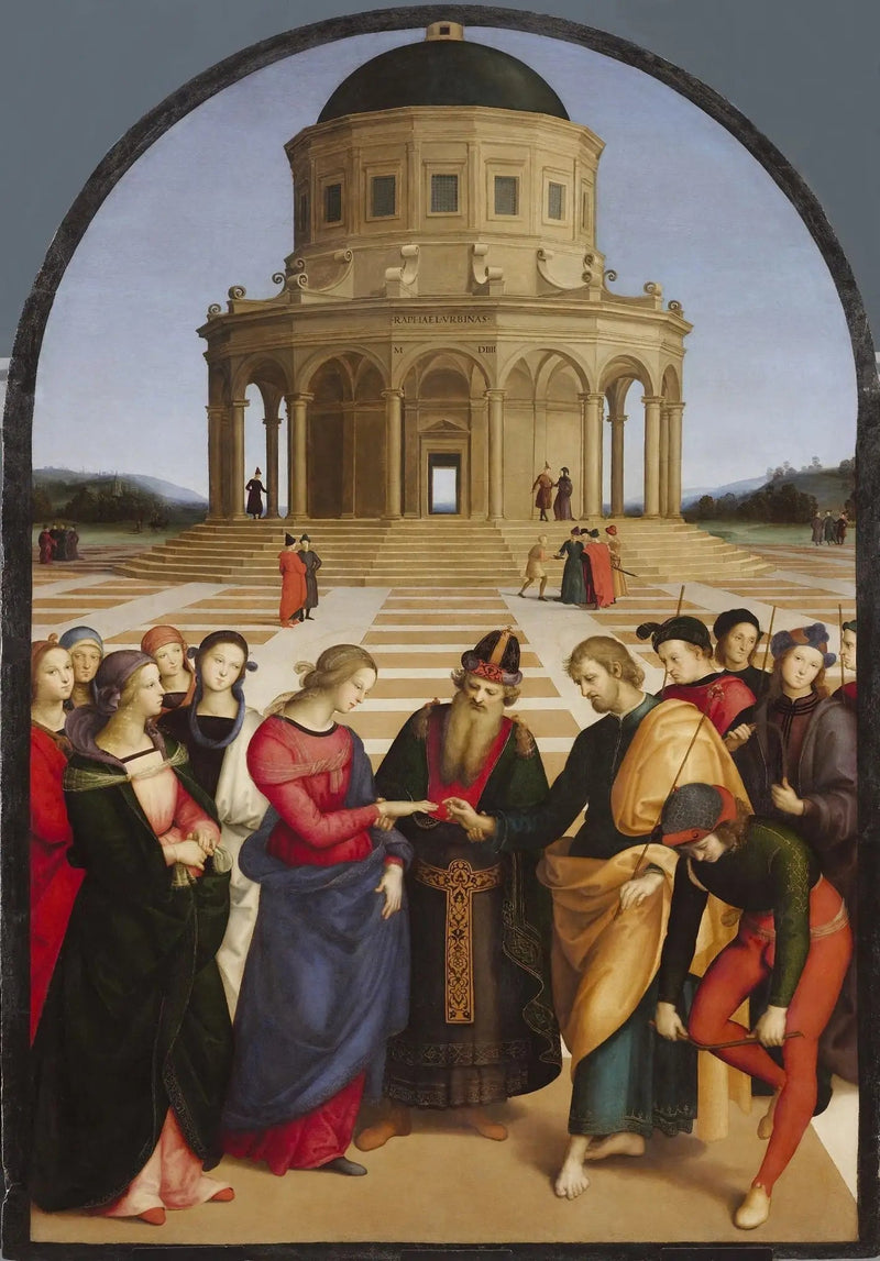 Jomfruens Ægteskab - Raphael Sanzio