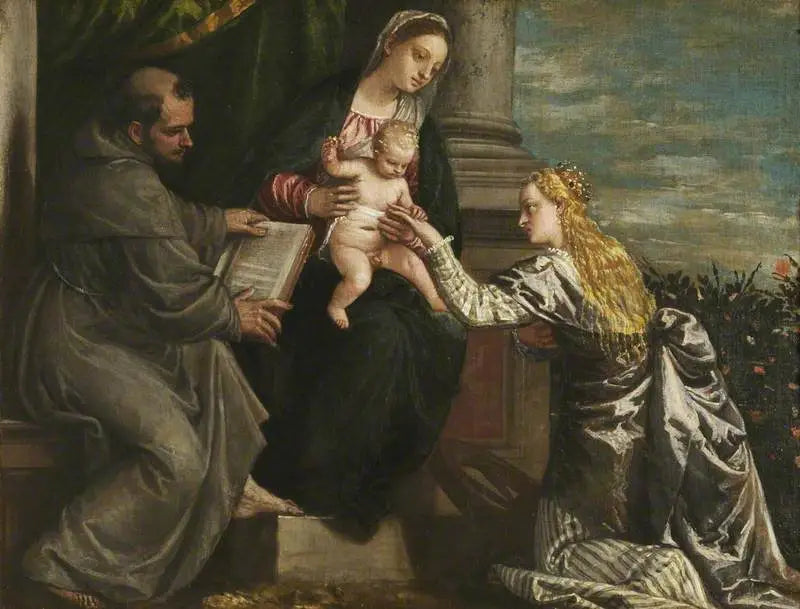 Ægteskabet mellem Sankt Katharina - Paul Véronèse
