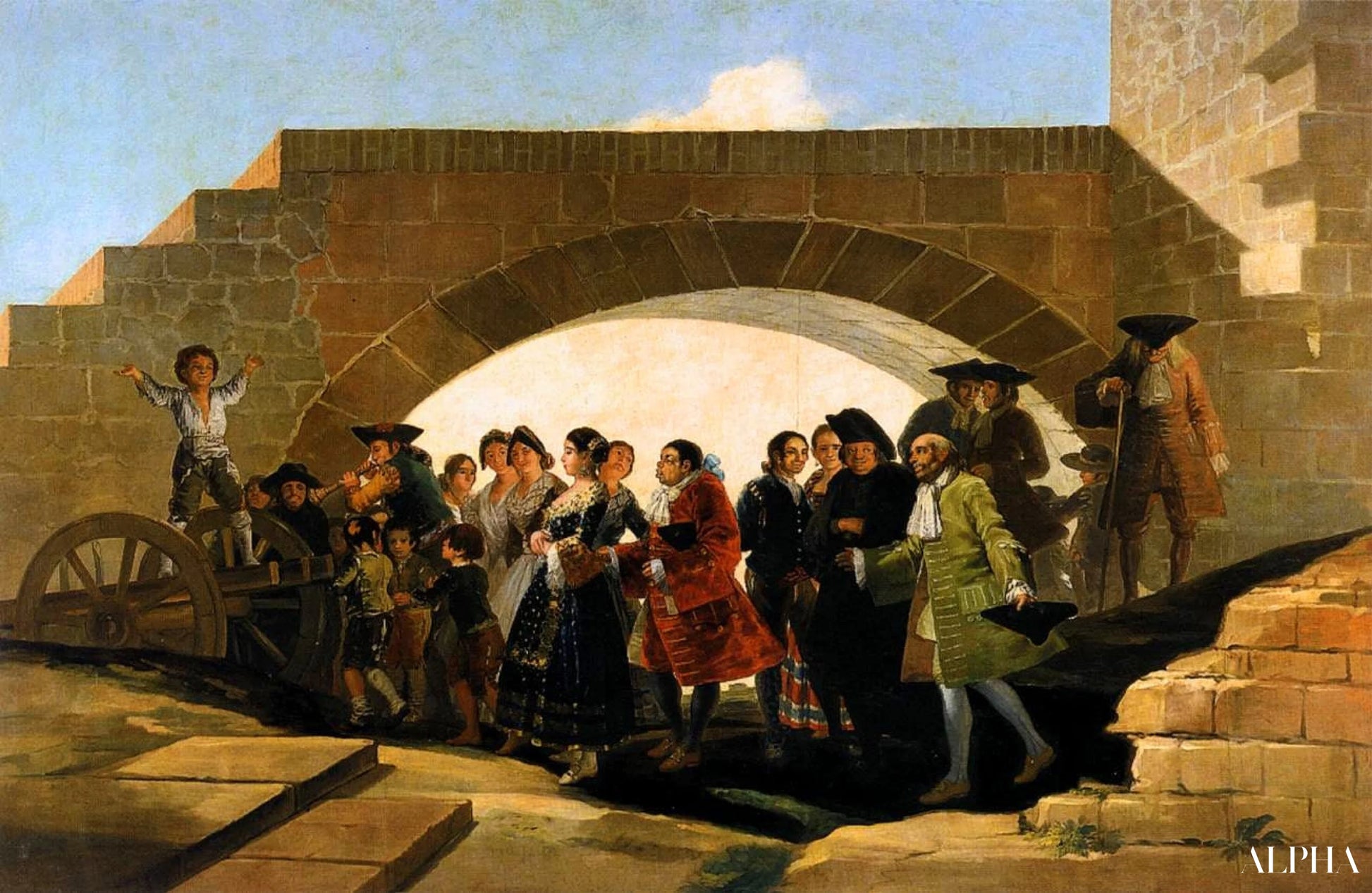 Brylluppet - Francisco de Goya - Reproduktioner af malerier og højkvalitets malerier