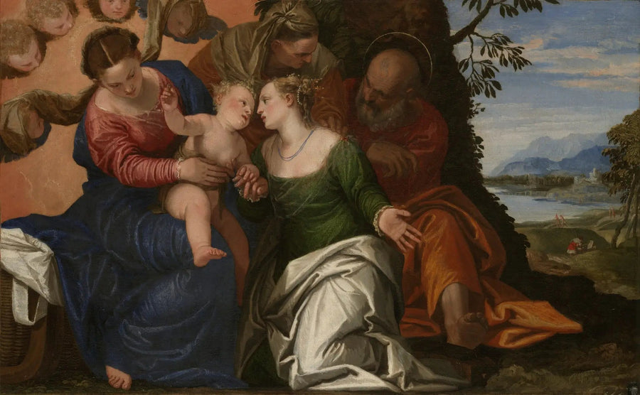 Den mystiske bryllup af Sankt Katharina - Paul Véronèse