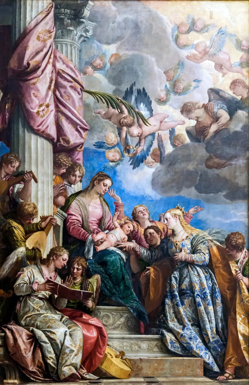 Den mystiske bryllup af Sankt Katharina - Paul Véronèse