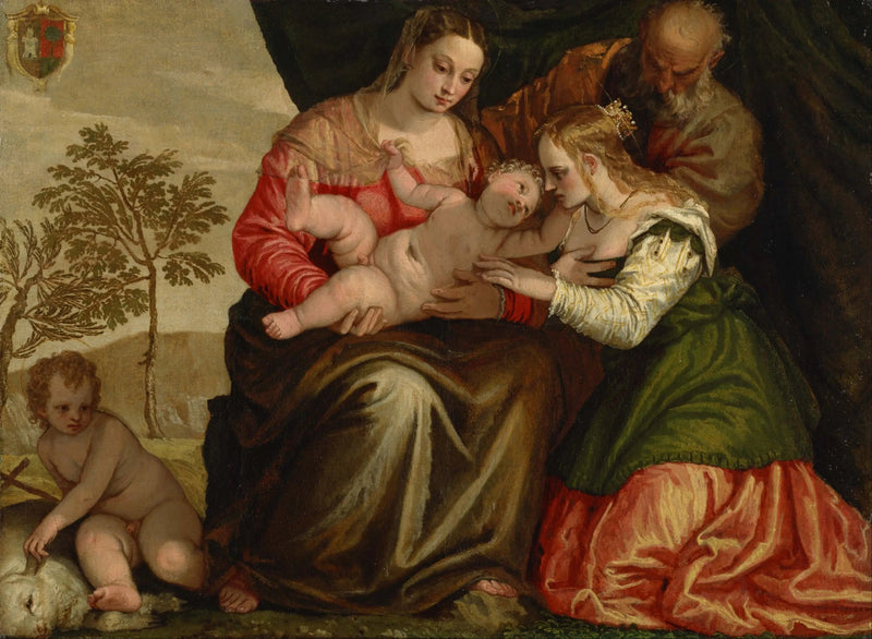 Den mystiske bryllup af Sankt Katharina. - Paul Véronèse