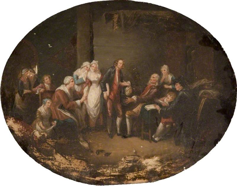 Brudgommen fra landsbyen - Jean-Baptiste Greuze