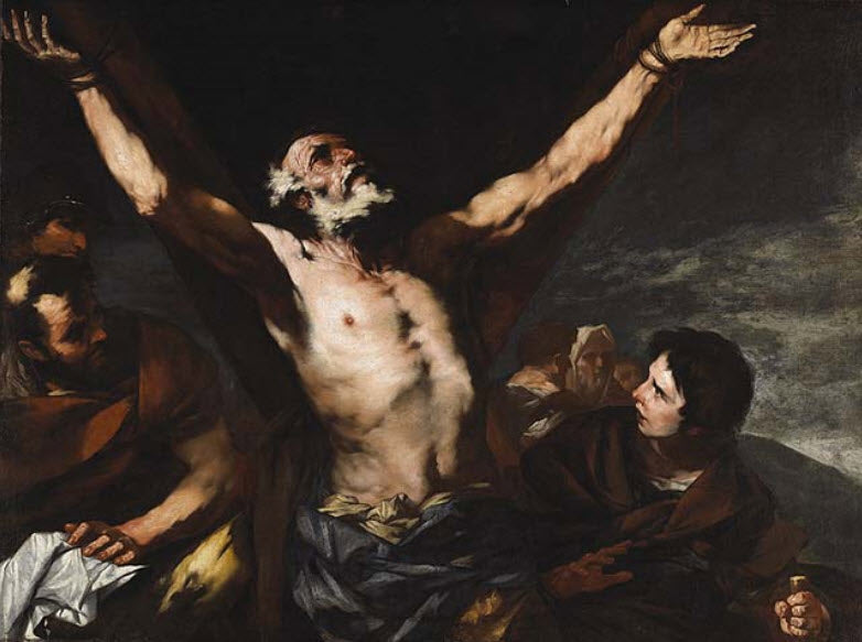 Saint Andreas' Martyrdom - Luca Giordano