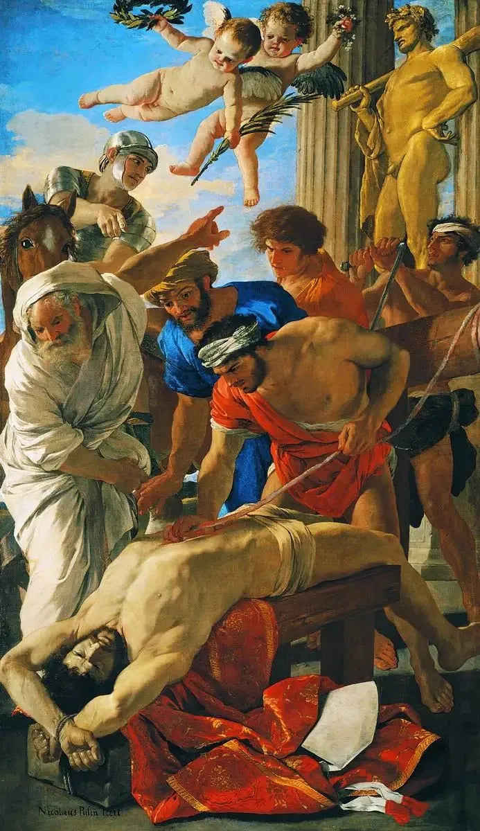 Saint Érasme's Lidelse - Nicolas Poussin