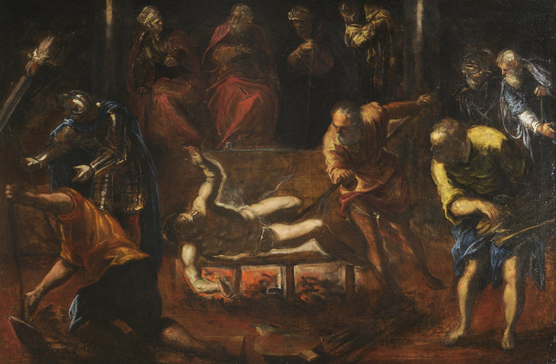 Saint Laurent's lidelse - Jacopo Tintoretto