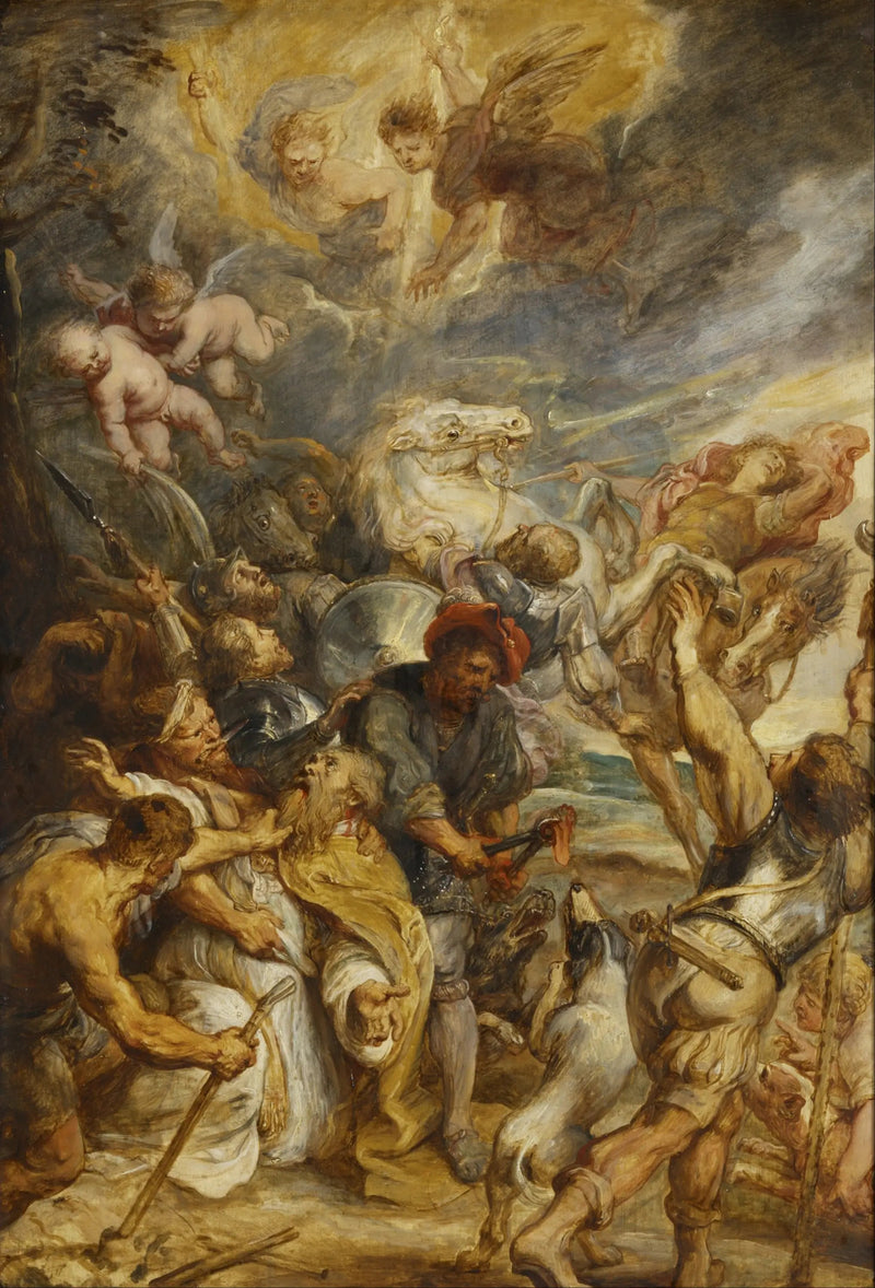 Saint Livin's Martyrdom - Peter Paul Rubens