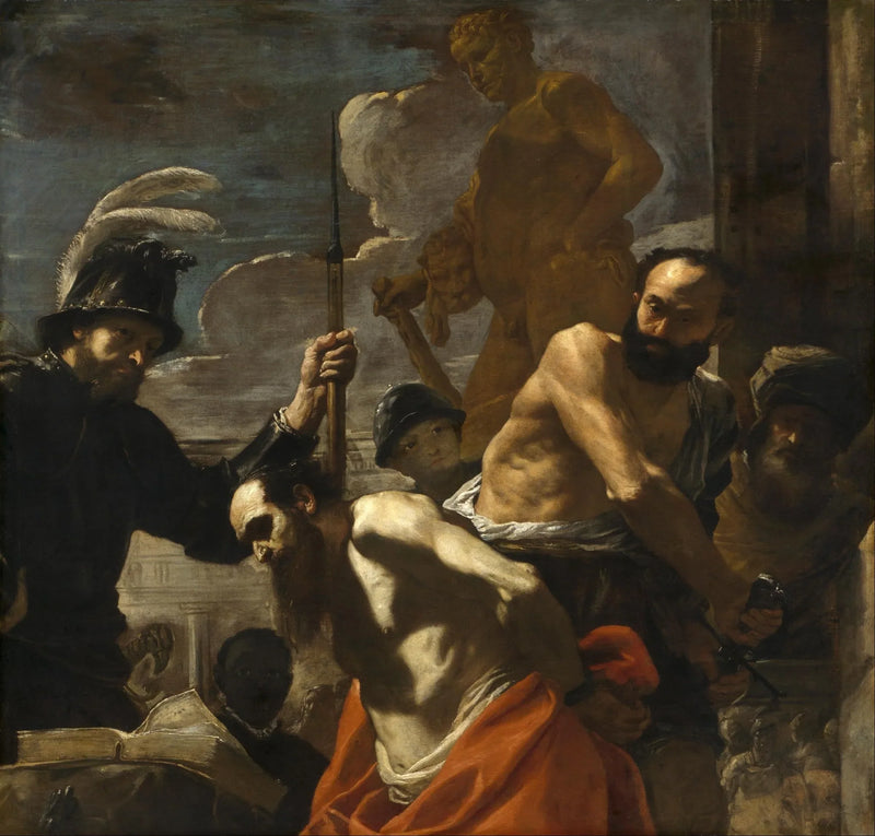 Saint Pauls lidelse - Mattia Preti