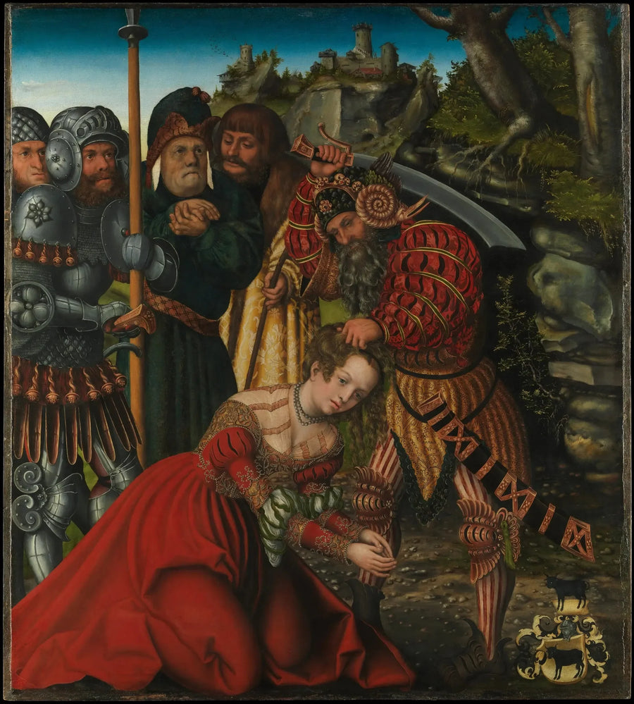 Den Hellige Barbara's Lidelse - Lucas Cranach den Ældre