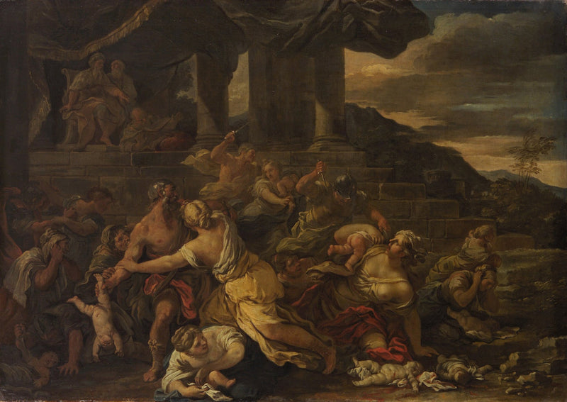 Børnemassakren i Betlehem - Luca Giordano