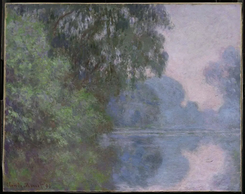Morgenen ved Seinen, nær Giverny - Claude Monet